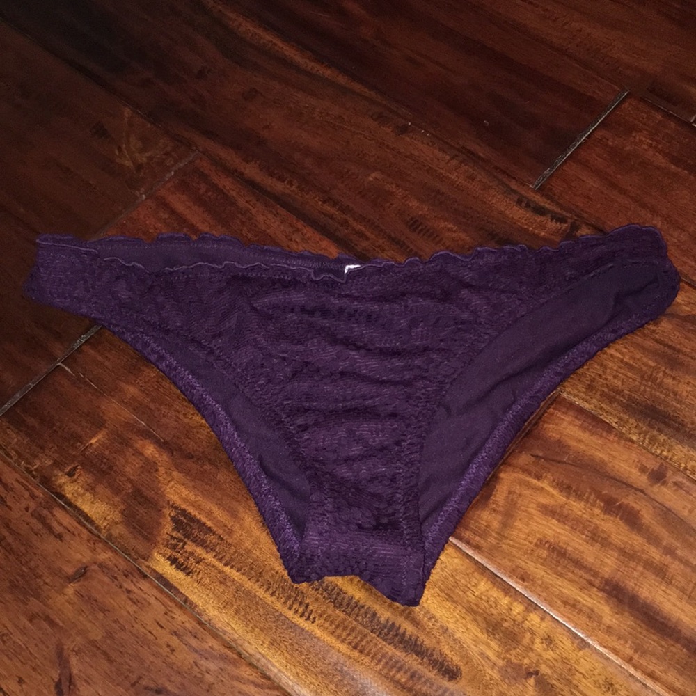 Eggplant Purple Bikini Bottoms